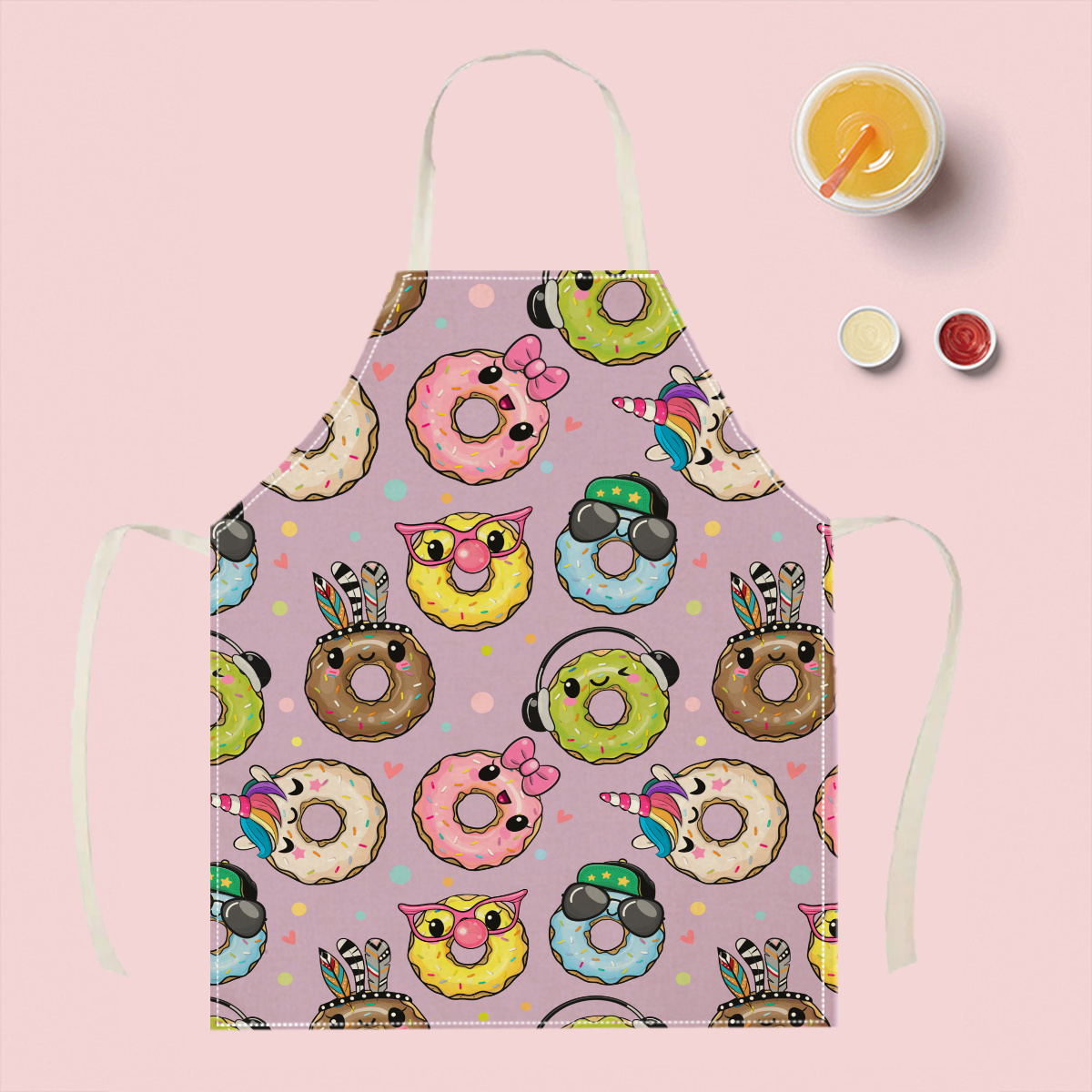 Kitchen Baking Gift Ideas - 1 adet sevimli karikatür çörek önlük