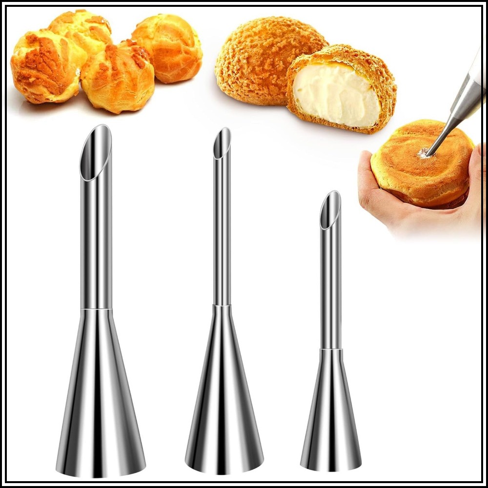 Decorating Tip Set - Uzun Krema Sıkma Uçları Seti -