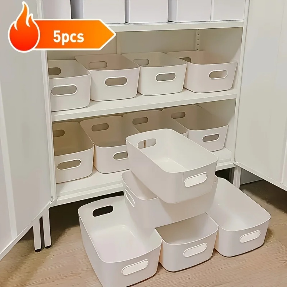 Kitchen Baking Tins - 5'li İstiflenebilir Saklama Kutusu Seti, Dikdörtgen