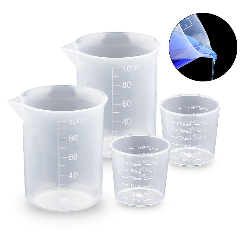 Kitchen Quiz - 100ML ve 30ML Plastik Ölçüm Kabı