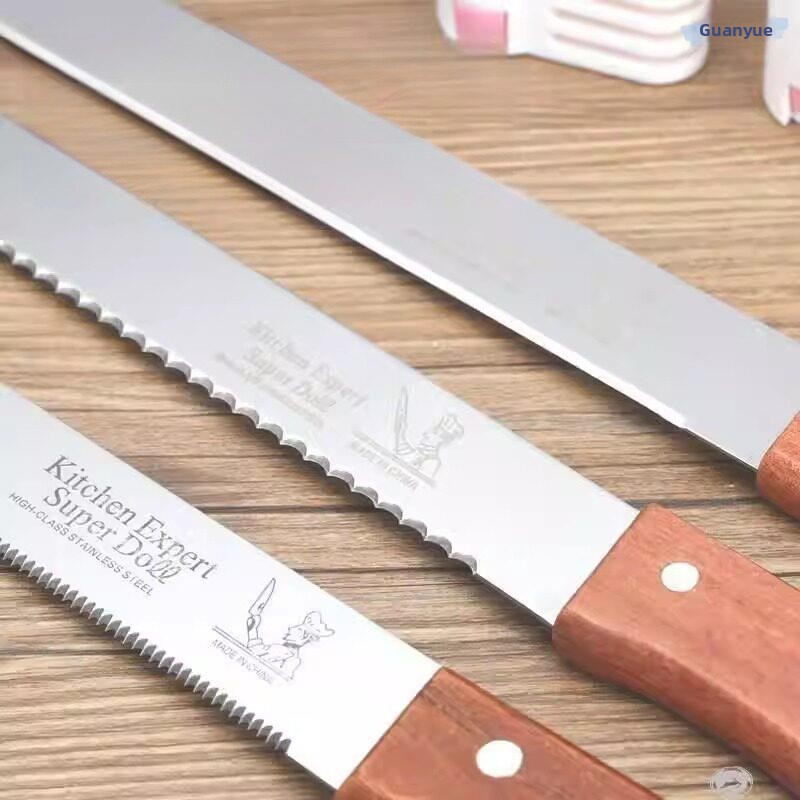 Kitchen Baking Equipment - Paslanmaz Çelik Dişli Bıçak Ekmek Kesici