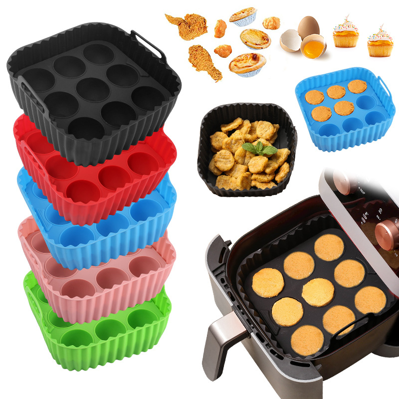 Kitchen Oven Baking Pans - 2 adet silikon hava fritözü kalıpları