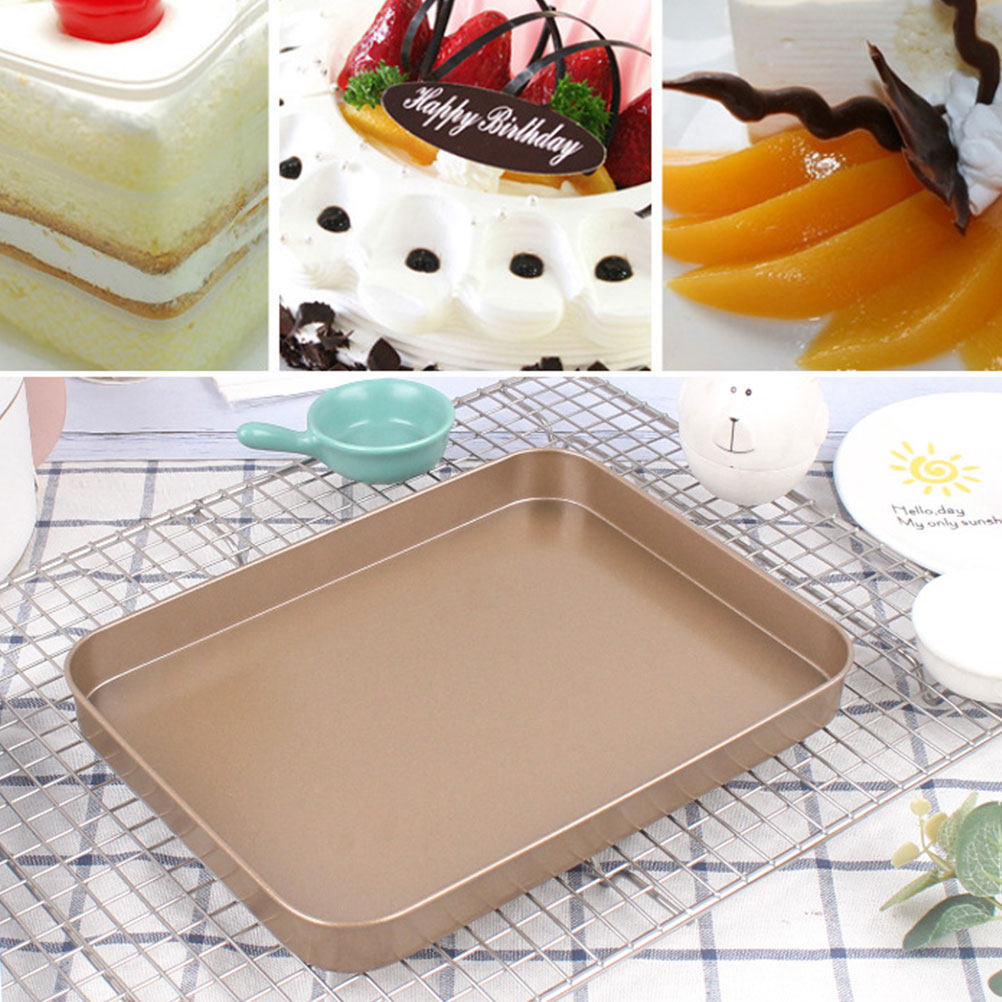 Kitchen Oven Baking Pans - Karbon Çelik Dikdörtgen Kek Kalıbı 10