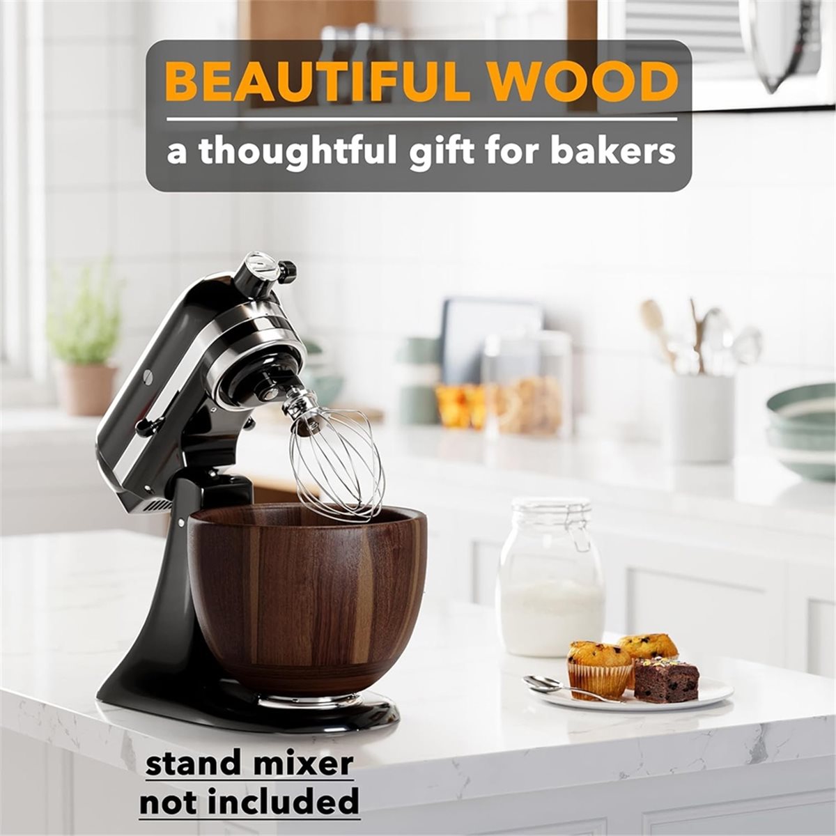 Stand Mixer Bowl - (A25M) Ahşap Kase Mikseri - KitchenAid