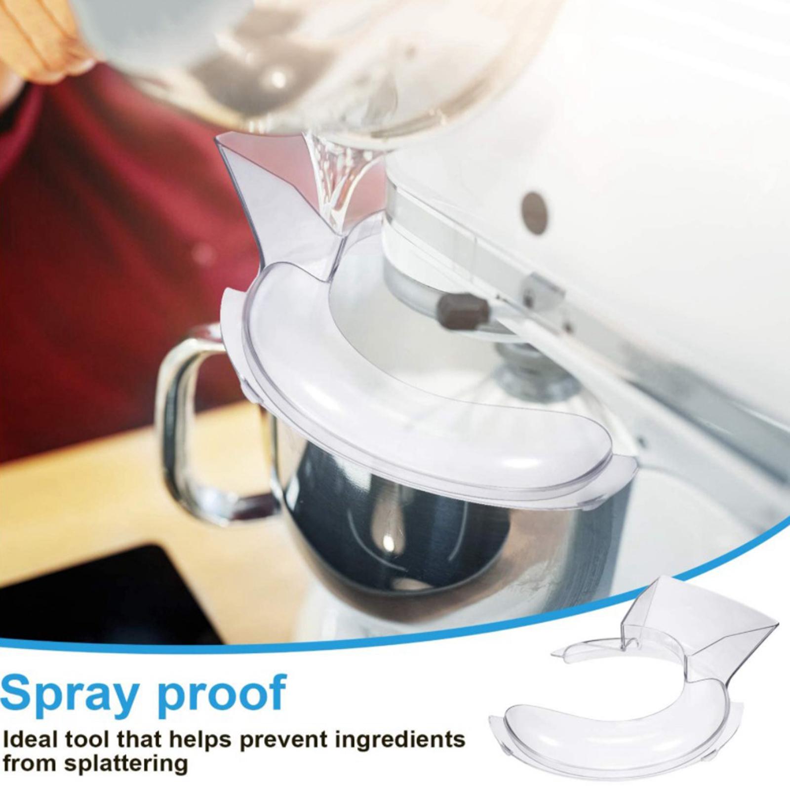 Stand Mixer Bowl - Stand Mikser Dökme Koruması Akrilik Karıştırma