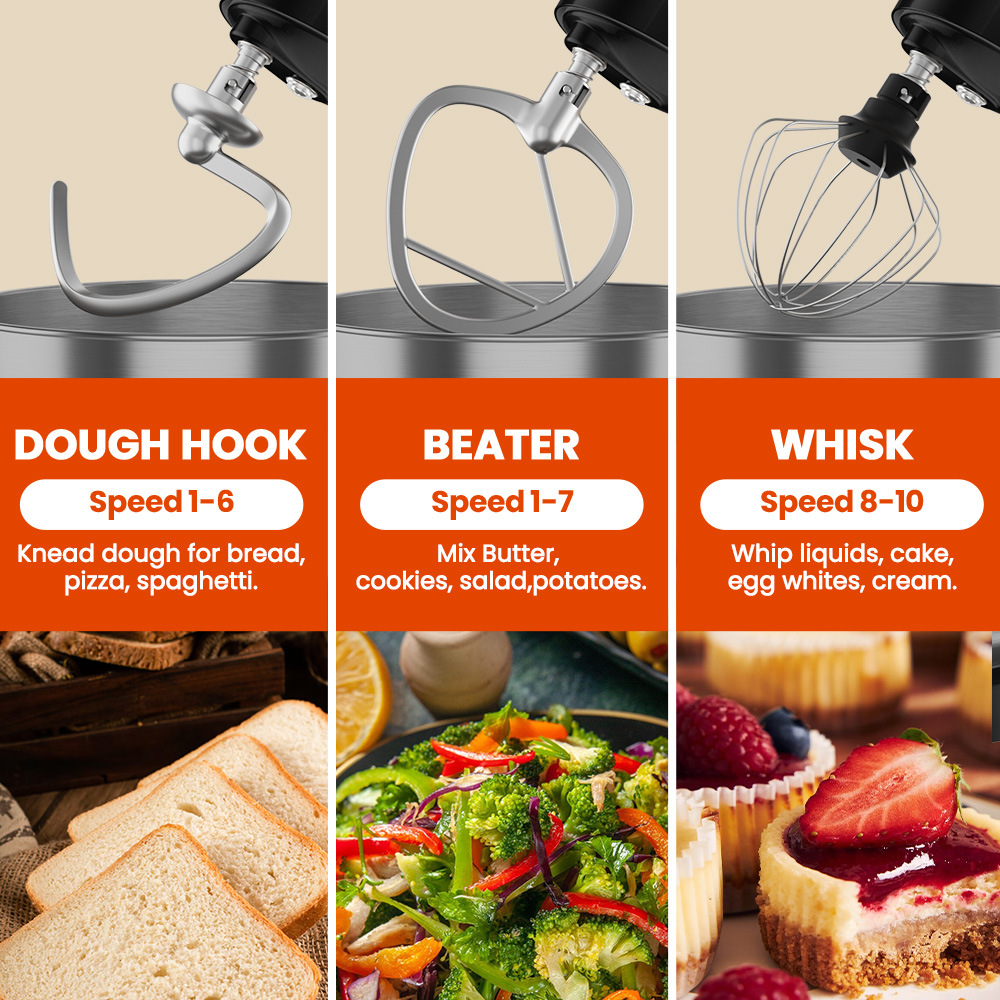 5L Stand Mikser, 1500W Elektri - Stand Mixer Bowl incelemesi ve fiyatı