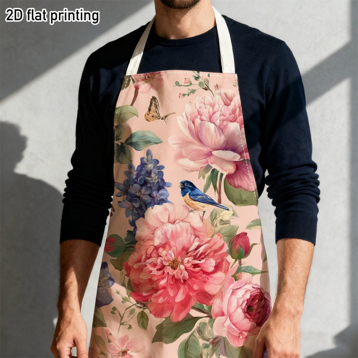 1 adet güzel çiçek kuş önlüğü  - Kitchen Baking Gift Ideas incelemesi ve fiyatı