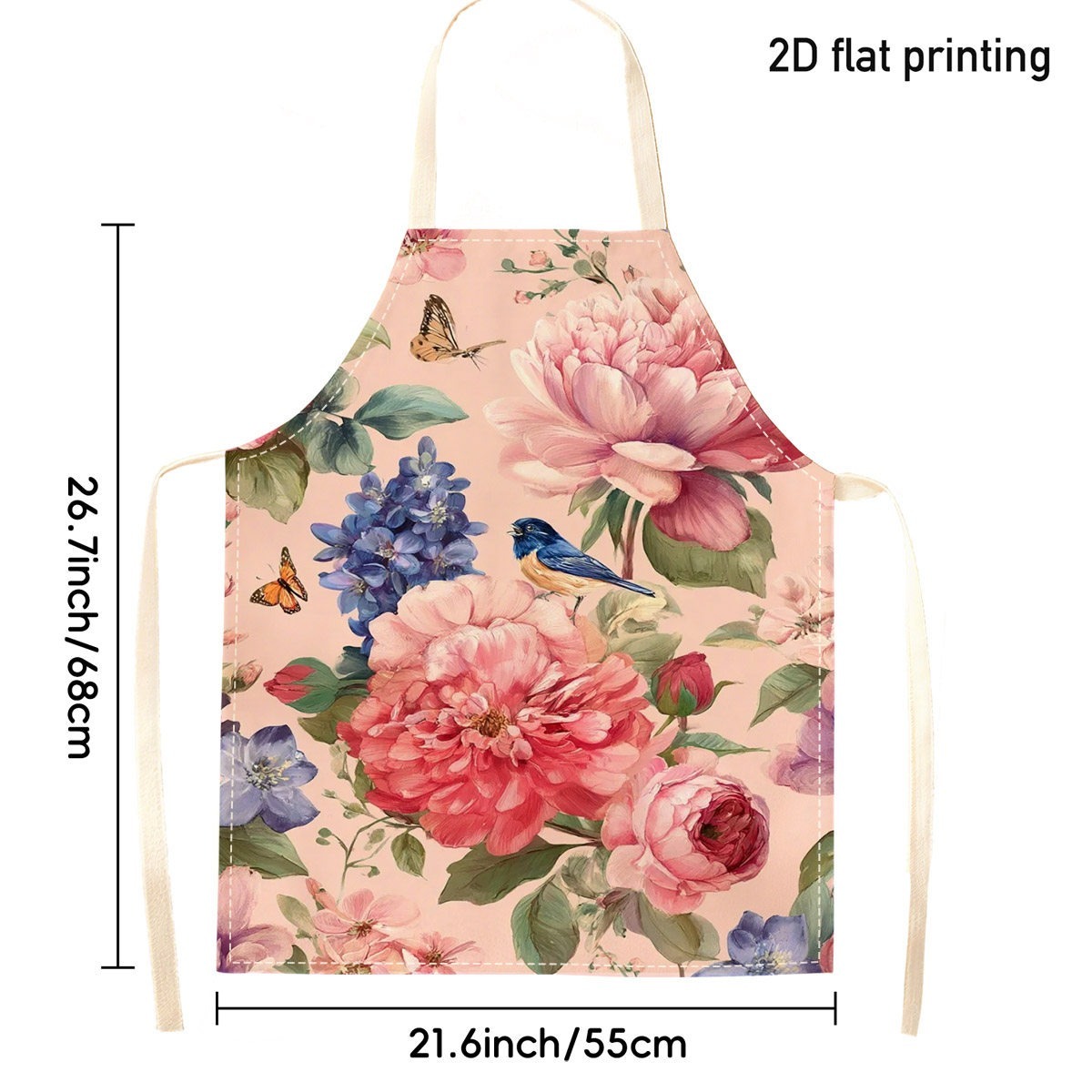 1 adet güzel çiçek kuş önlüğü  - Kitchen Baking Gift Ideas incelemesi ve fiyatı