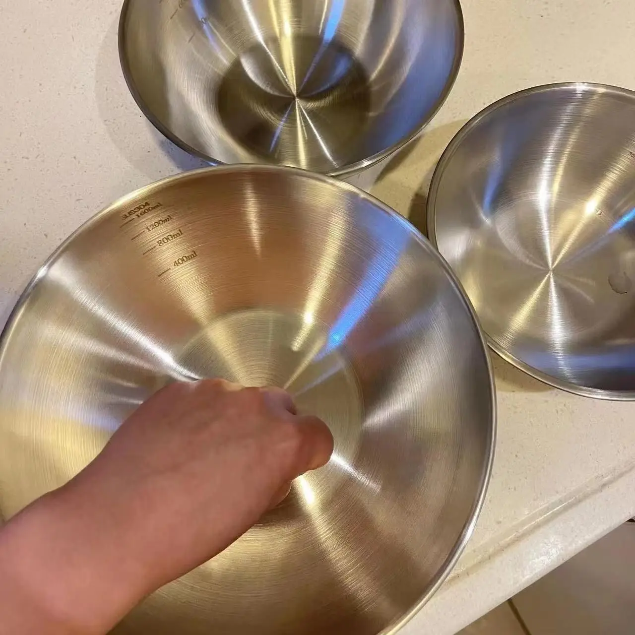 1-3 Paslanmaz Çelik Kase Seti, - Stand Mixer Bowl incelemesi ve fiyatı