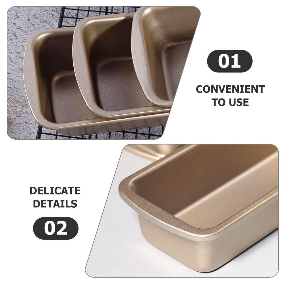 3 Adet Dikdörtgen Ekmek Kalıbı - Kitchen Baking Pan incelemesi ve fiyatı