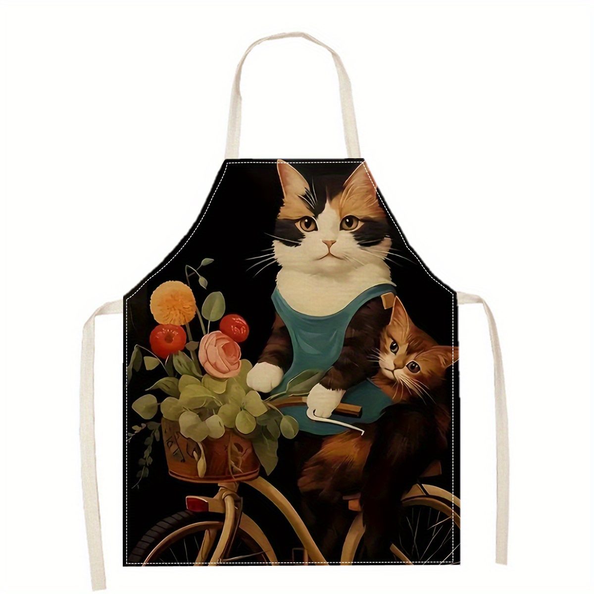 Keten Önlük Komik Kedi Güneş G - Kitchen Baking Gift Ideas incelemesi ve fiyatı